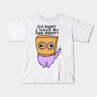 i have my own anxiety cat Kids T-Shirt